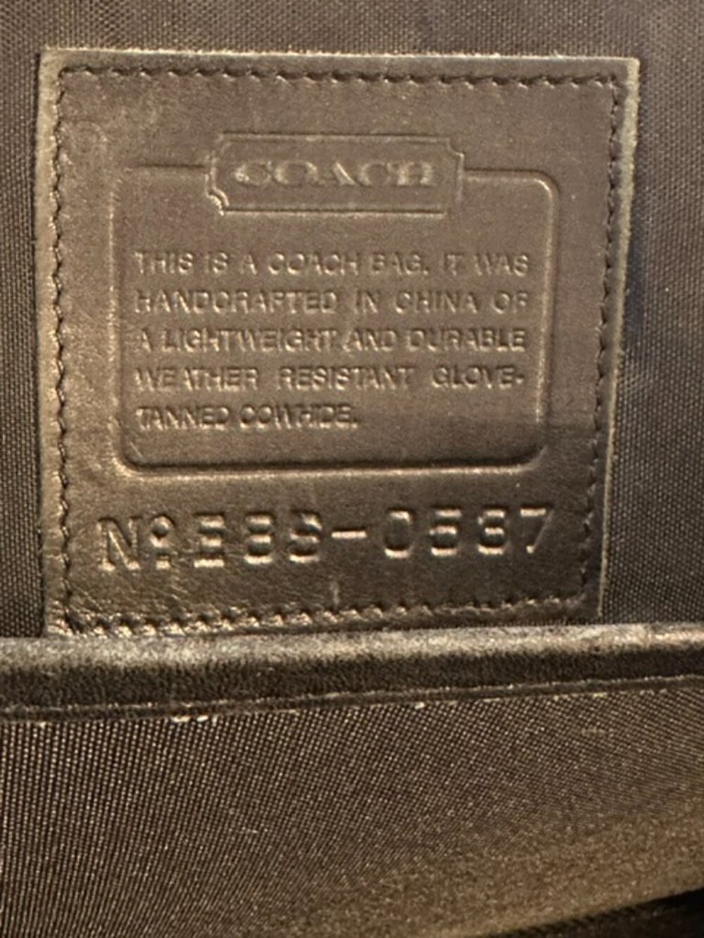 Coach | Vintage Leather Laptop Attache Briefcase Satchel Bag Black - Picture 8 of 16